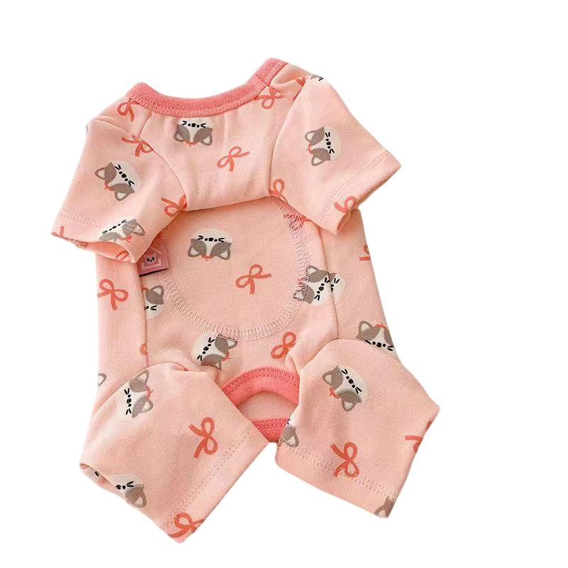 Small Dog Four-Legged Pajamas: Anti-Shedding Schnauzer, Bichon, Teddy Belly Protection for Autumn & Winter
