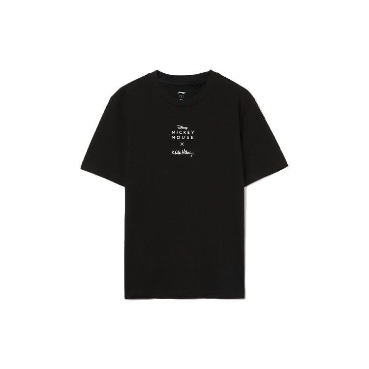 Li Ning Disney T Shirt Men's Black AHSR643-2
