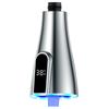 Pull Out Kitchen Sink Faucet Nozzle G12 with LED Digital Temperature Display and Two Spray Modes for Bubble and Jet Water Flow