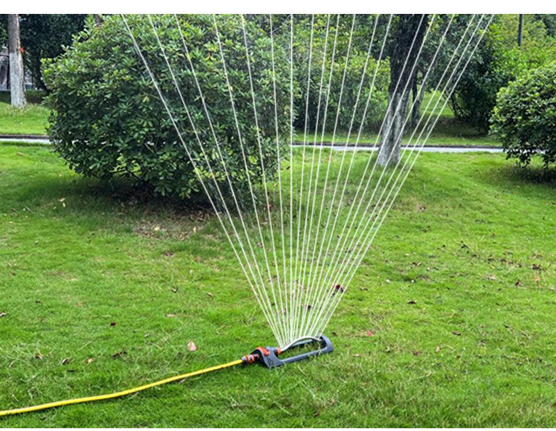 Large-Area 19-Hole Automatic Oscillating Sprinkler for Lawn and Site Maintenance