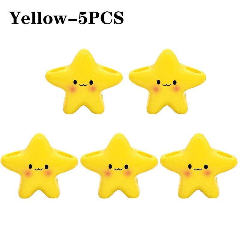 1-20PCSStar Shape Plastic ElectricToothbrush HolderOrganizer for Toothbrush ToothpasteCute Home Decor Storage Ideal Holiday Gift