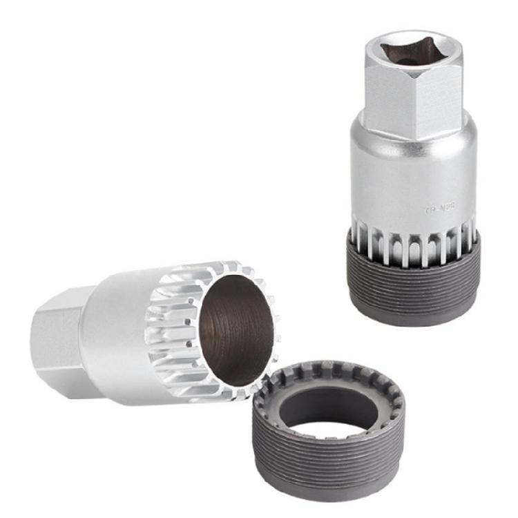Bicycles 20 Teeth Remover Bottom Bracket Sleeve Tool Antidrop Tool Bikes Bottom Bracket Remover Crank Puller Remover