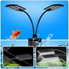 Double Head Clip On Aquarium Light White Light Fish Tank Light LED Aquarium Light  Aquarium
