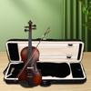 Elegant 4/4 Violin Case with Flexible Lining and Bows Holders Oxford Cloth Texture Suitable for Musicians Outdoor Use