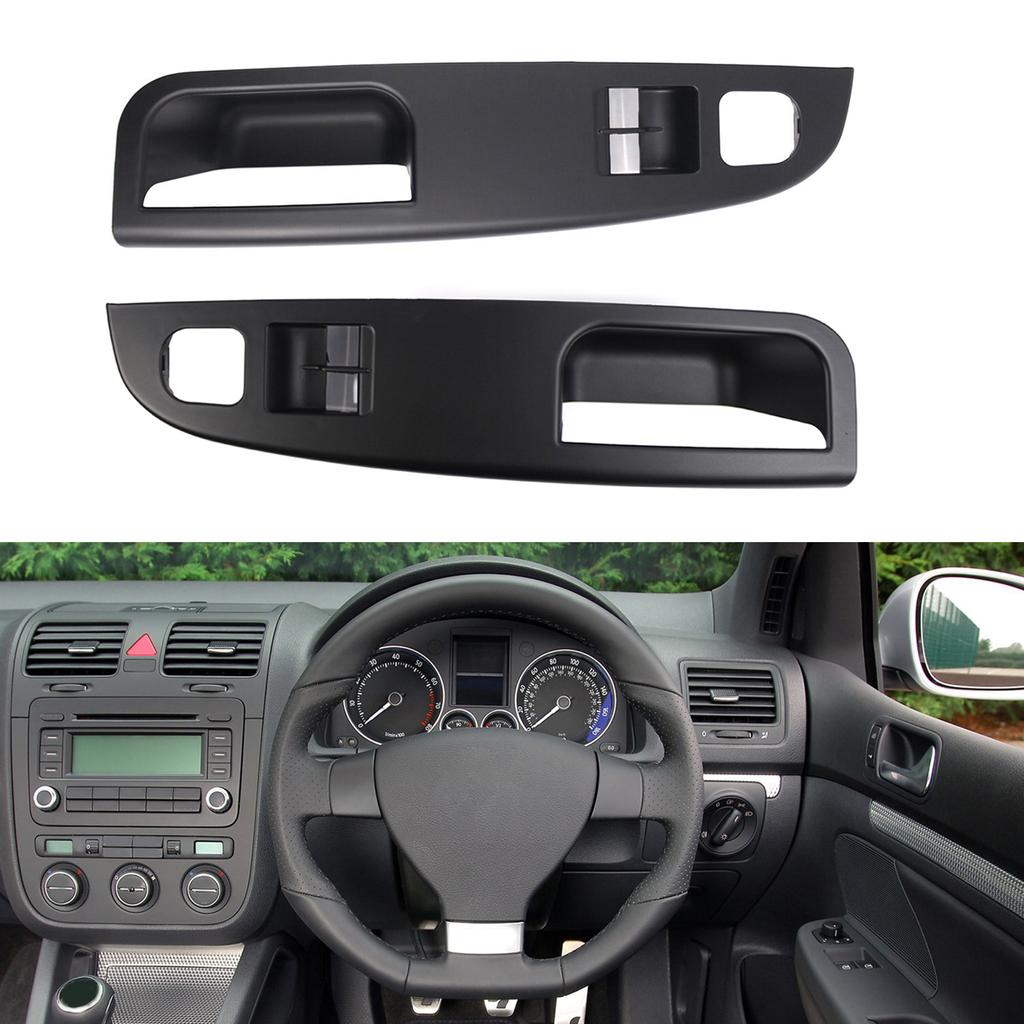 Automatisk dørvindusbryter Innvendig deksel for Golf GTI 2-dørsmodeller 2004-2009, erstatter 1K3868049C75R