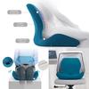 Memory Foam Seat Cushion Ergonomic Design One-piece Seat Cushion with Waist Support Anti-slip Backrest Cushion