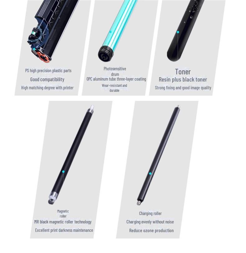 Gezhige CF350A Toner Cartridge for HP 130A MFP M176/M176fn/M177/M177fw 353