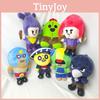 Plush Spike Toy With Purple Hair Soft Crystal Super Plush Pp Cotton Filling 25cm