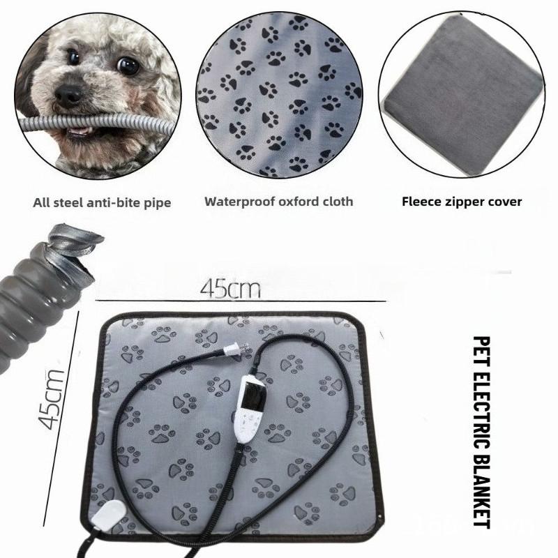 Wasserdichte elektrische Heizmatte für Katzen und Hunde, Energiesparende elektrische Heizmatratze, Intelligente elektrische Haustierdecke