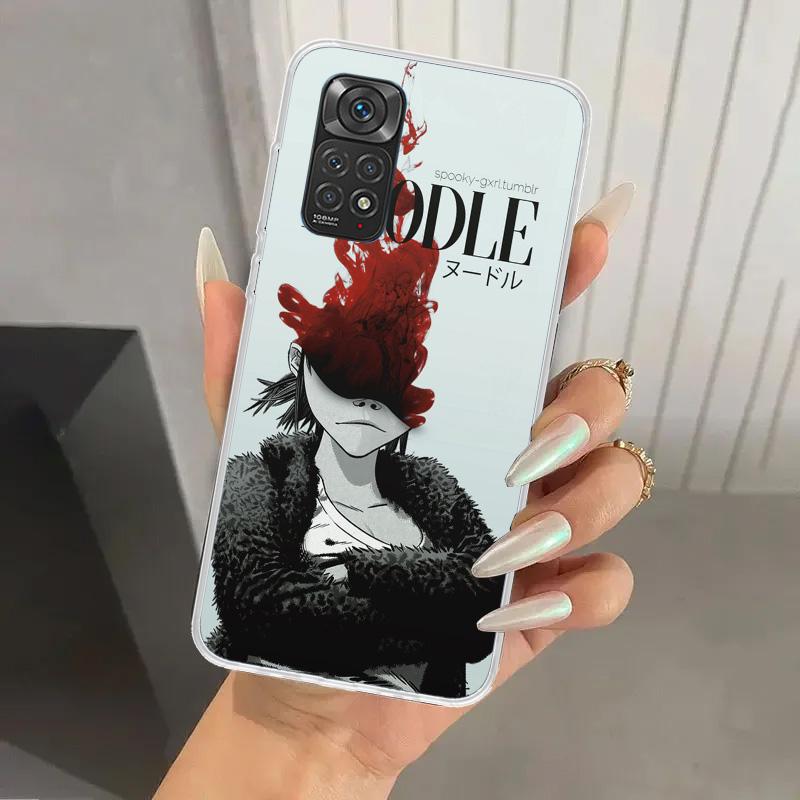 Gorillaz Anime Phone Case for Xiaomi Redmi Note 15 14 14S 13 12S 12 Pro 11S 11 Plus 11T 11E 10S Soft Funda Print Shell Redmi Not