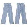 Pantaloni a gamba larga Jeans Donna Primavera e autunno Pantaloni larghi e dritti a vita alta