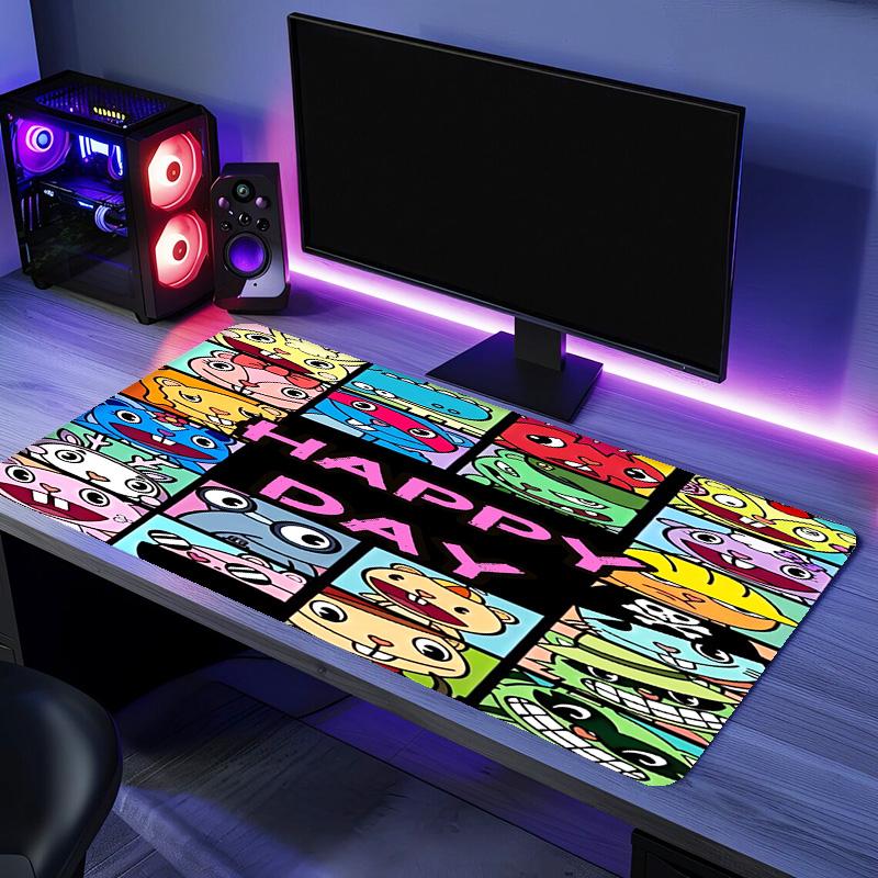 Happy Tree Friends2 Mouse Pad - Non-Slip Rubber Base, Smooth Surface for Work,Gaming,Office,And Home Use, Desk Mouse Pad