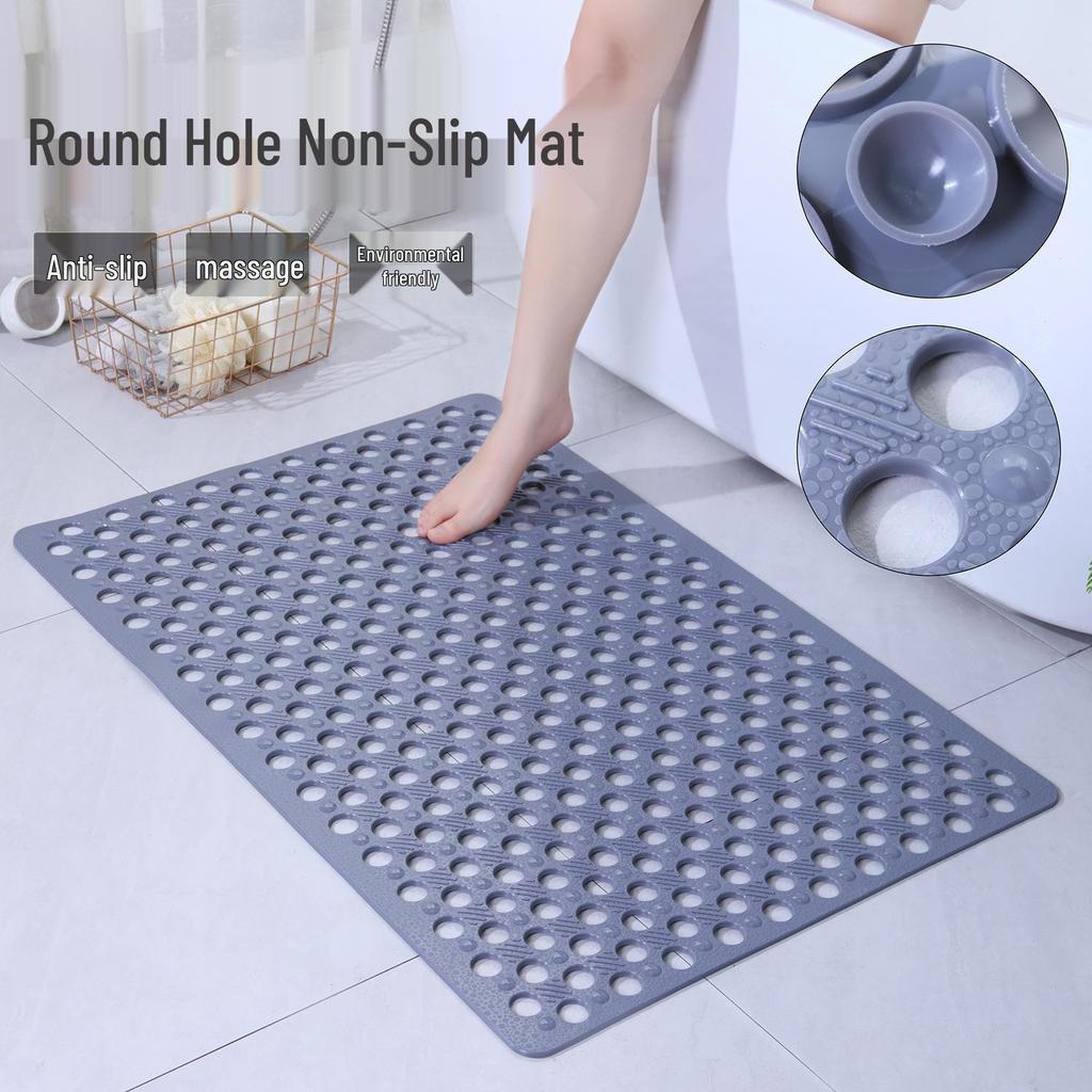 Waterproof Anti-Slip Bathroom Mat for Shower, Toilet, and Bathtub with Foot Massage Function