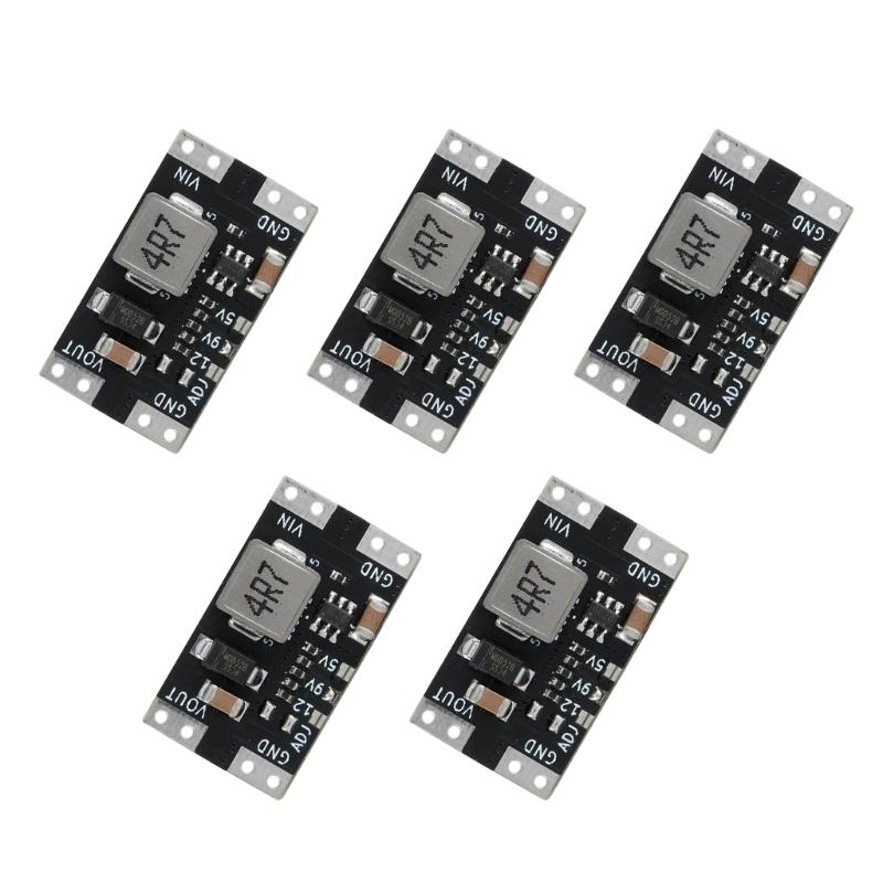 5PCS Voltages Booster Module 5V 9V 12V Input 2A Output Adjustable Power Supply For Industrial Use