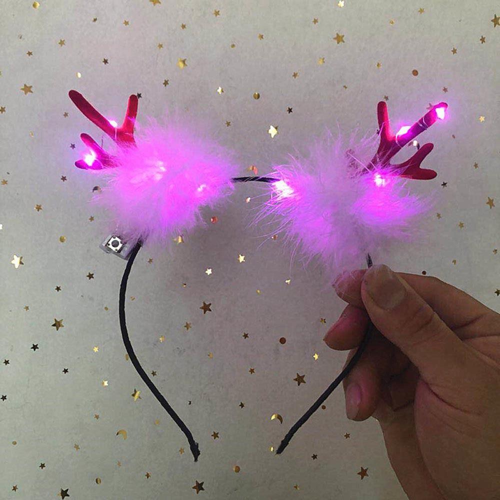 Cosplay Funny Vocal Concert Women Hair Hoops Korean Style Hairbands Christmas Headbands Elk Antler