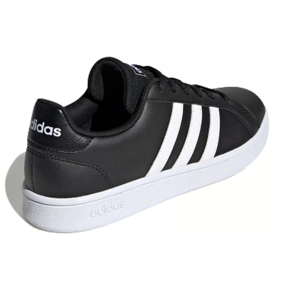 Adidas Womens Grand Court Base 'Black White' (women's sizes) Core Black / Cloud White / Core Black Skateboard Shoes EE7482
