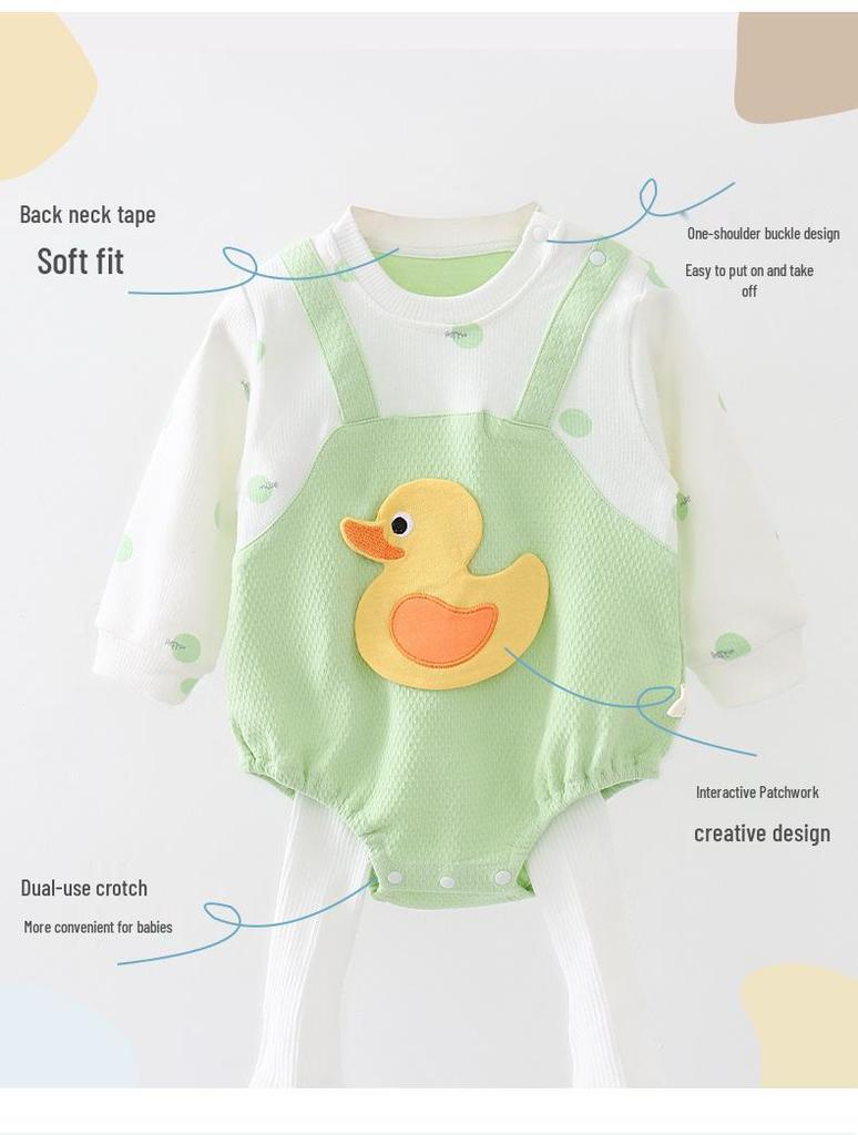 Bestselling Baby Bodysuit: Spring & Autumn Newborn Romper, Perfect for Outings & Crawling