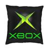 Classic Xboxs Logo Throw Pillow Cases Bedroom Decoration Game Gamer Gifts Cushion Cover Square Pillowcase Dakimakura