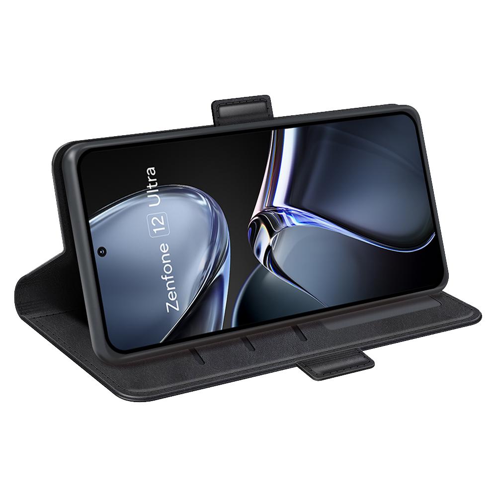 For Asus Zenfone 12 Ultra 5G Case Calf Texture Leather Wallet Phone Cover