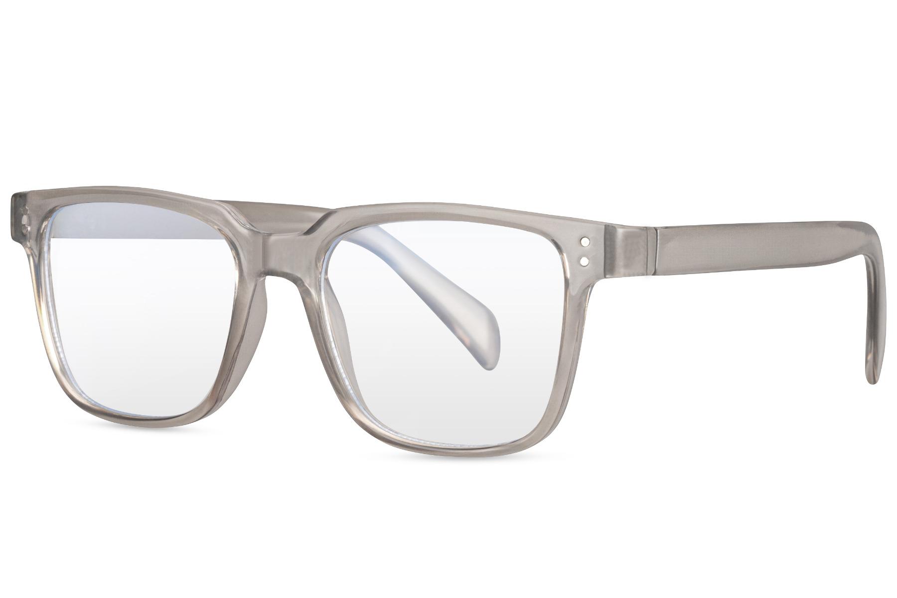 

MARQEL Blue Light Blocking Glasses – Anti-Eye Strain Square Frame Computer Glasses for Men and Women сірий