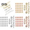 6/28 Stuks/Set Haaraccessoires Set Vrouwen Legering Vlechtkralen Clips Makkelijk te Gebruiken Haaraccessoires Piraat Cosplay Halecht Tools