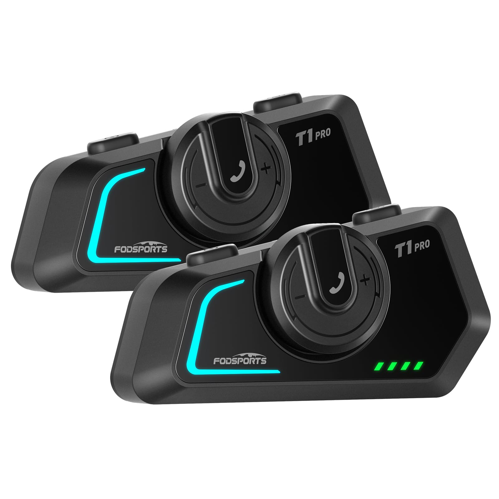 

FODSPORTS T1 PRO Motorcycle Simultaneous Bluetooth HIFI Sound Noise FM Music Communication Connects to Other IP67 Siri Helmet Includes Japanese Audio чорний