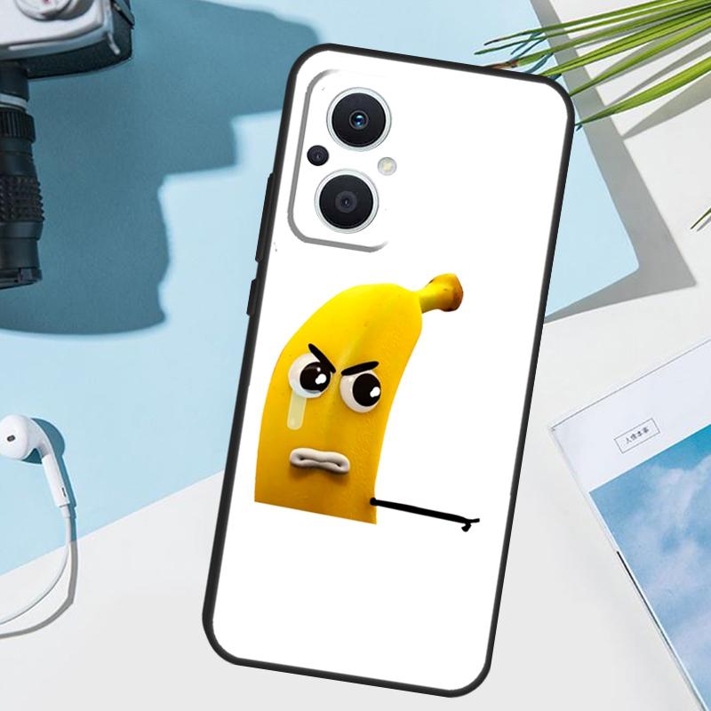 Cartoon Cute Fruit Yellow Banana Cover For OPPO Reno 8 7 Lite 10 11 12 13 14 Pro 11F 12F 13F 14F OPPO Find X8 X5 X9 Pro Case