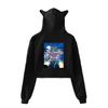 Cat Ear Hoodies Sweatshirt Icrimax for Women Sexy Pink Color Fashion Autumn Streetwear Cool Clothes