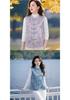 Elegant Retro Jacquard Vest with Frog Button for Moms - Age-Reducing, Stylish Outerwear for Middle-Aged and Elderly Women