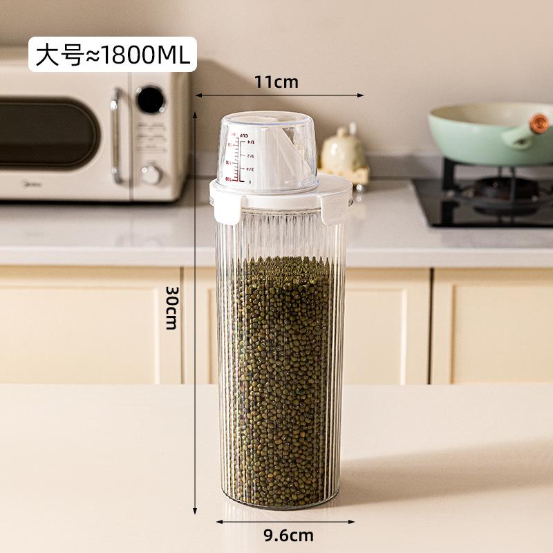 Borcan sigilat, Calitate alimentară, De uz casnic, Rezistent la insecte și umiditate, Container pentru orez de bucătărie, Borcan pentru depozitare făină și amidon