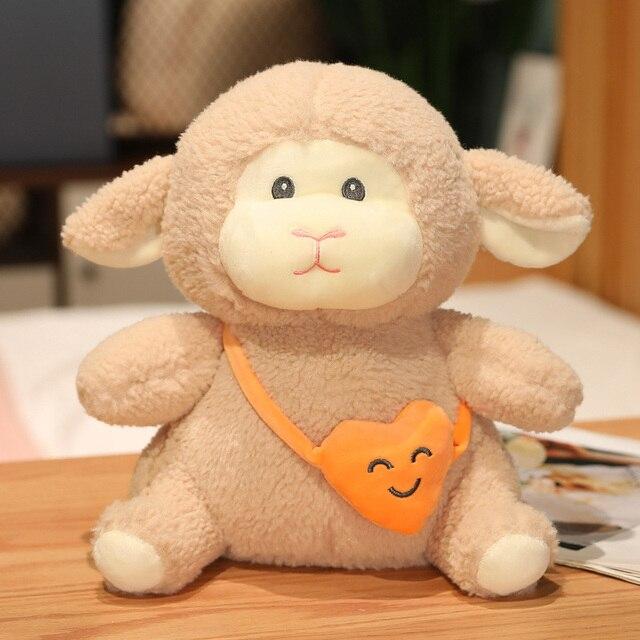 

1 шт. 20/25 см каваи овцы плюшевые игрушки мягкие куклы альпака прекрасная игрушка подушка на день рождения Рождественский подарок для детей подруги 20cm красно-коричневый