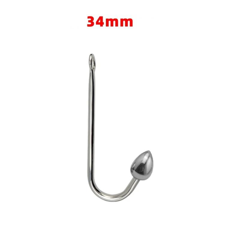 Hook Threaded In Metal Back Court Anal Plug Dilator Adult Toys Male and Female Masturbation Anal Plug Stimulus G-spot Sex Toys