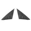For Honda Civic   Hatchback Rear Side Vent Quarter Window Louver Shutter Cover Parts Carbon Fiber Color