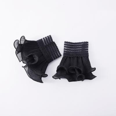 Mangas postizas para mujer con ribetes de encaje para mangas de ropa, mangas de suéter y puños postizos.