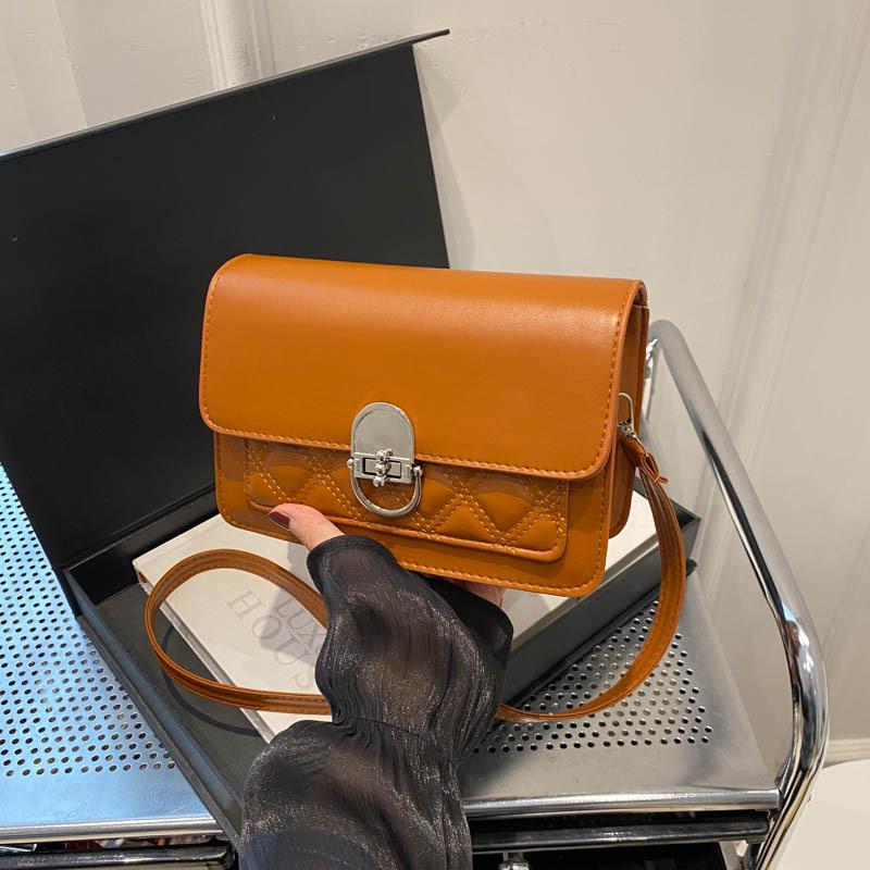 Stylish And Minimalist Square Bag For Women In Classic Black White And Brown Colors