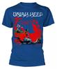 Uriah Heep L'Anniversaire des Magiciens T-shirt Bleu Hommes Femmes T-shirts Haut Toutes Tailles S-4XL