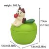 Cat Cat Pen Holder Resin Japanese Grocery Fruit Stationery Container Desktop Decoration Cartoon Seal Storage Jar