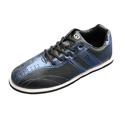 Zapatos de bolos Ds38 Lanzamiento a la derecha (Diestro) Zapatos de bolos negros/azul marino de 24,5 cm