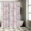 Love Heart Shower CurtainRed White Black Print Romantic Home Decor Bathroom Decoration Waterproof Fabric for Kitchen Bathrooms 7