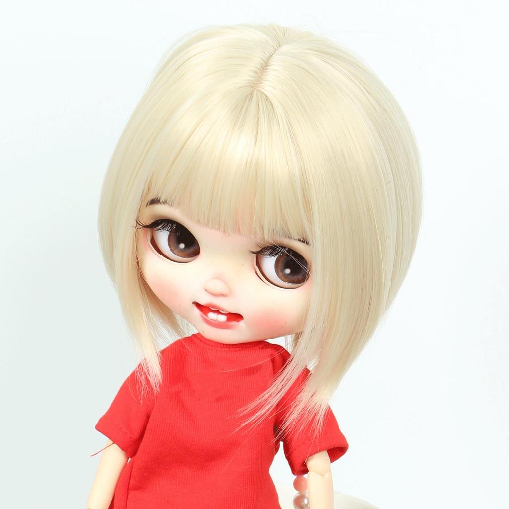 Linfairy Inch Doll Wig 9-10 (Light Blonde)