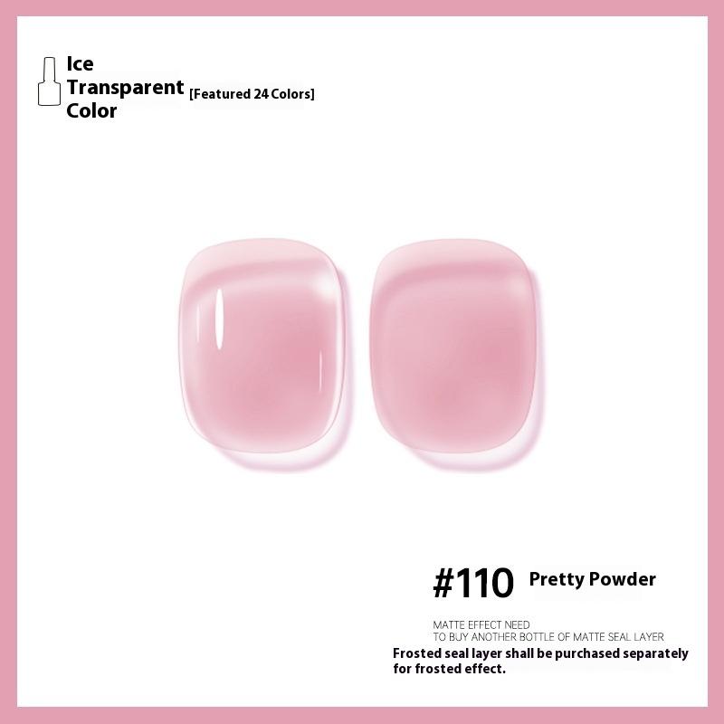 Lipici pentru unghii, un set complet de jeleu de gheață transparentă, culoare salon de unghii, special pentru fototerapie, lipici pentru ojă