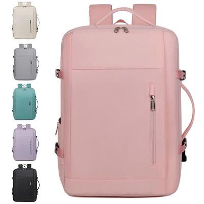 Expandable USB Business Travel Backpack for Women