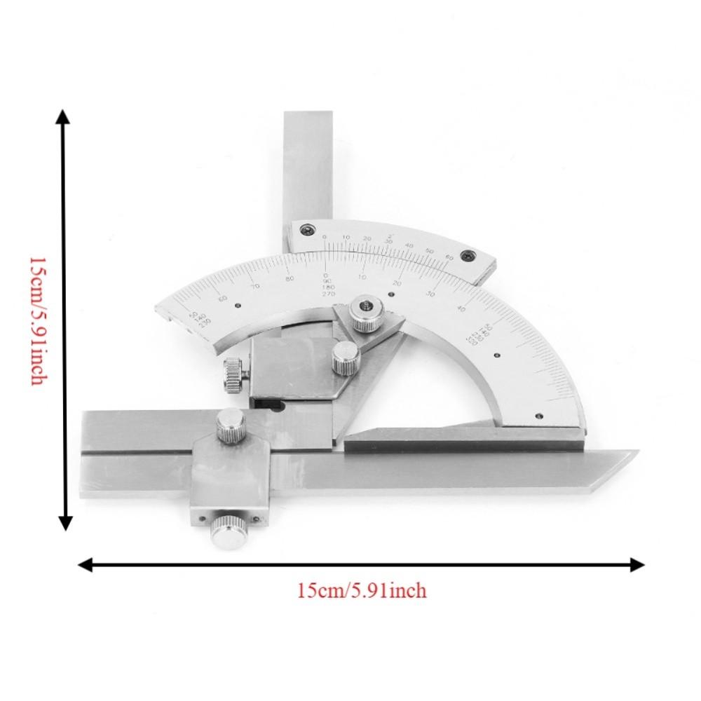 320° Vernier Bevel Protractor Exactness Angle Measuring Ruler  CarpenterConstruction