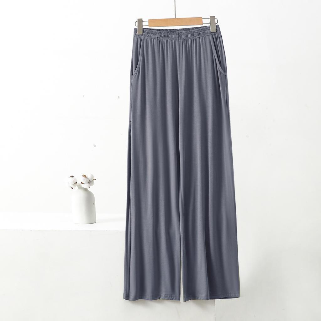 

8XL Spring Summer Autumn Women s Solid Colour Straight Pants Pockets Elastic Waist Loose Trouser Casual Loose Trousers Casual Yoga High Waist Trousers XL
