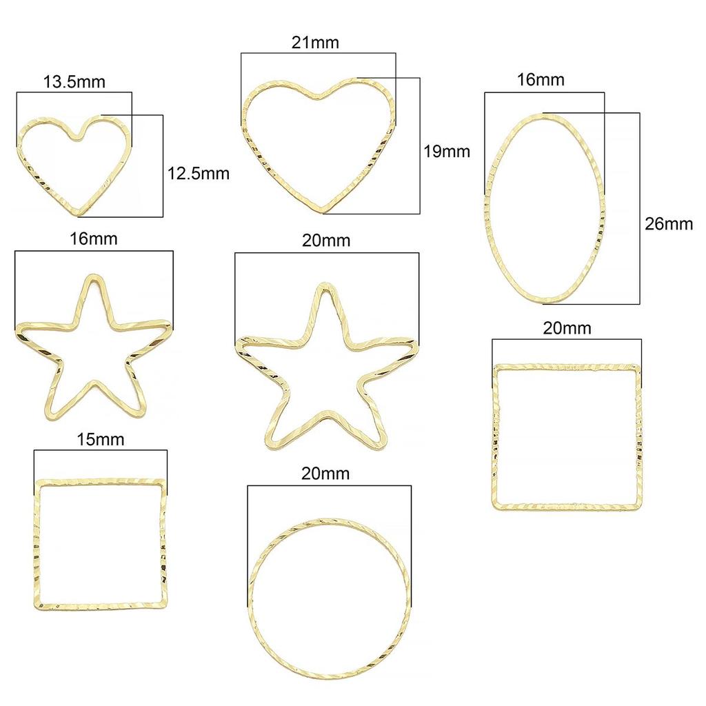 Kupfer Granat Farbe Perlen Mode Charme Anhänger für DIY Schmuck