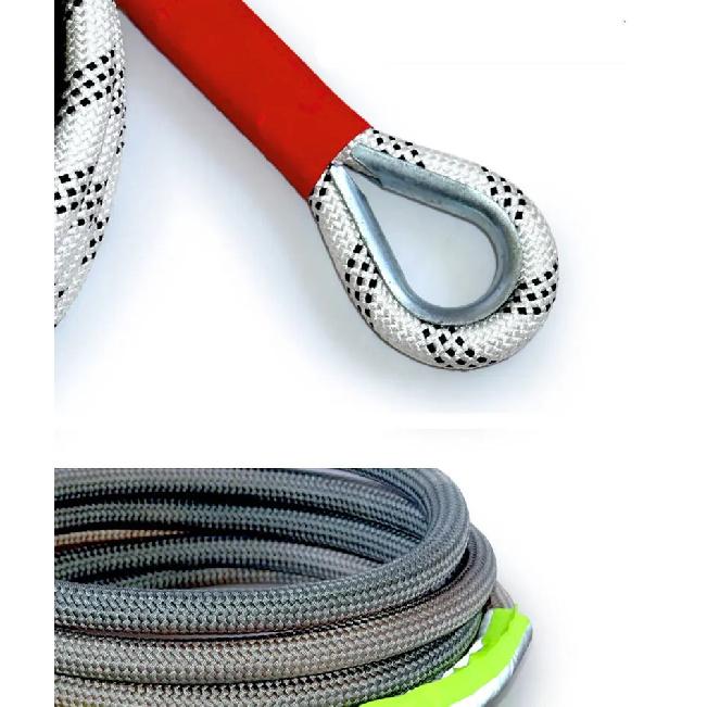 18-ton heavy-duty tow Rescue Towing Rope for Off road vehicle SUV sedan, sturdy and durable,equipped with a strong hook towing