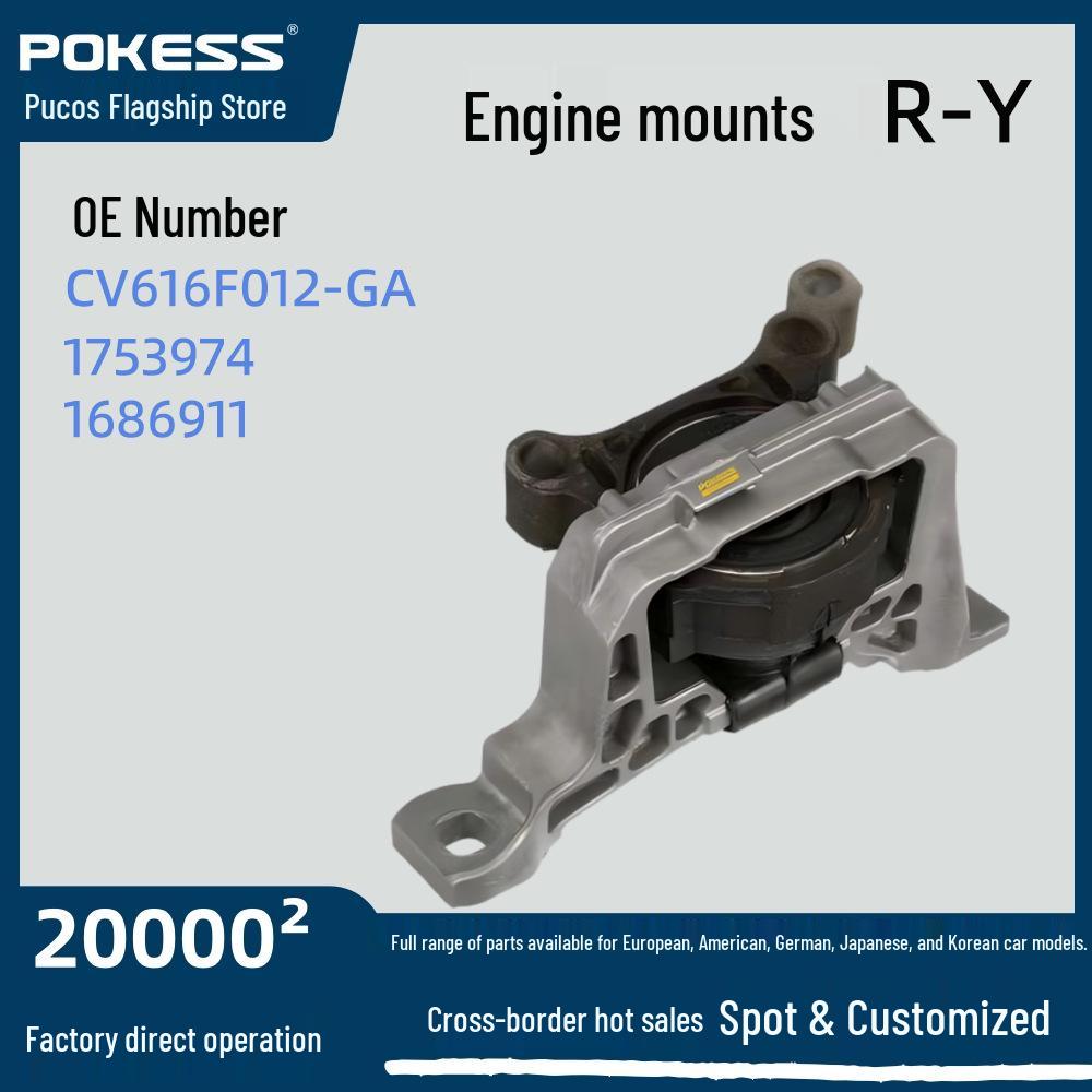 

Engine Mount Rubber R-Y for Ford Focus 15 & Kuga 13 1.6/1.5L CV616F012-GA 1753974 1686911 1701509 CV6Z6038B