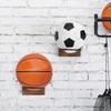 Basketball Wall Mount Ball Wall Holder Wood Metal Ball Display Stand Wall Rack Storage Rack Ball Organizer Soccer Wall Mount