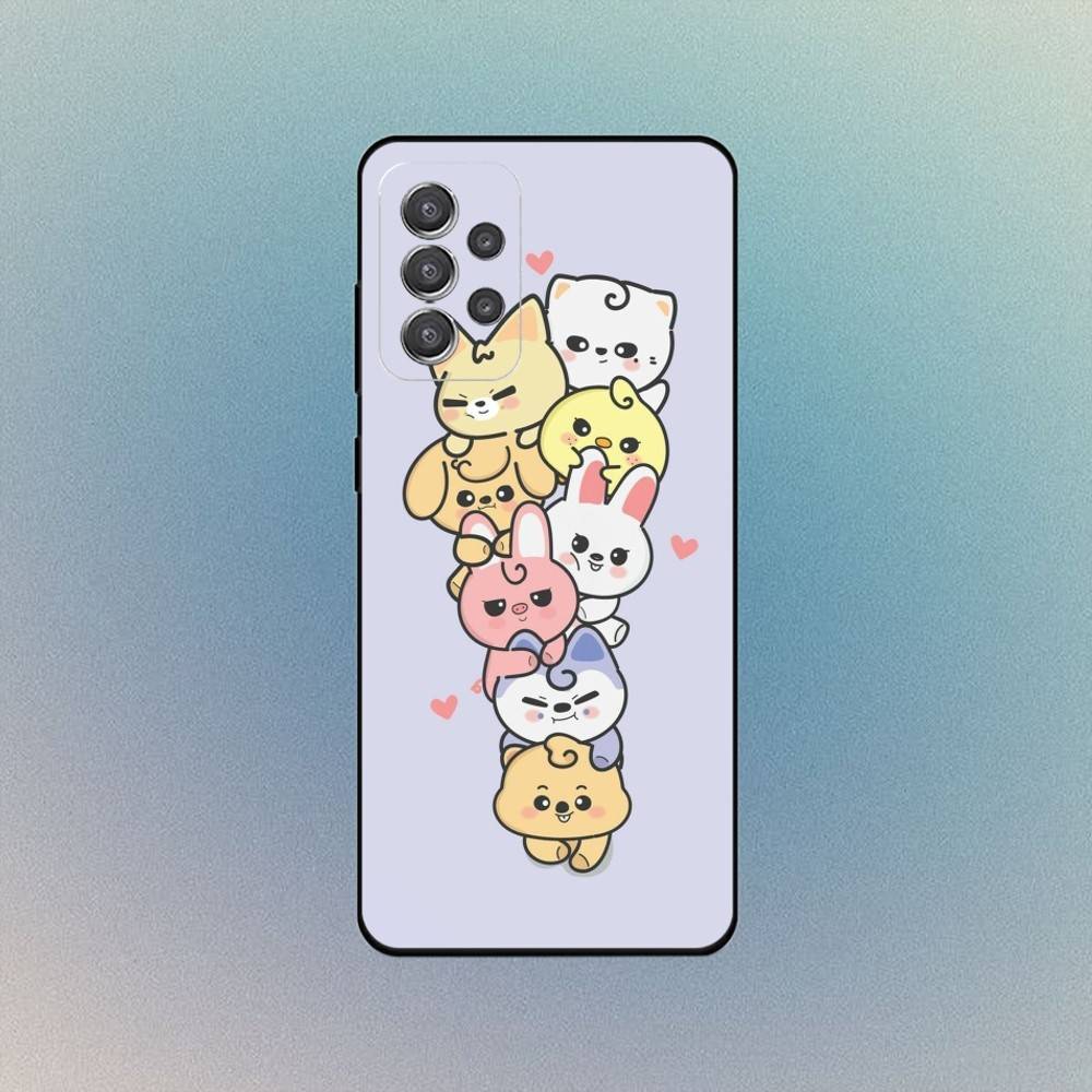 Cute A-ANITEEZ Phone Case For Samsung Galaxy S25,S24,S21,S22,S23,S30,With Bracket Cover
