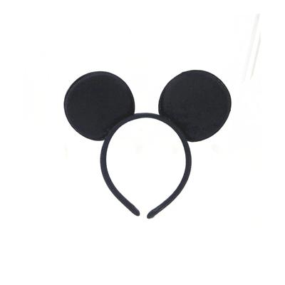 ShuaWdk Mickey Mouse Headband, Disney Headband, Mouse Ear Headband for Adults, Mouse Costume with Solid Back Red and Pink Ribbon, Perfect for Girls